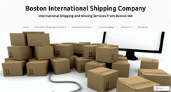 Desktop Screenshot of boston-international-shipping.com